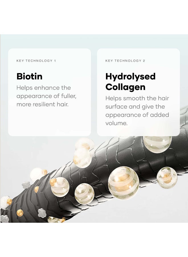Cureskin Biotin & Collagen Vitamin B5 Glycolipids Shampoo: Strengthen Hair, Reduce Hairfall & Repair Damage (150 ml) - Image 4